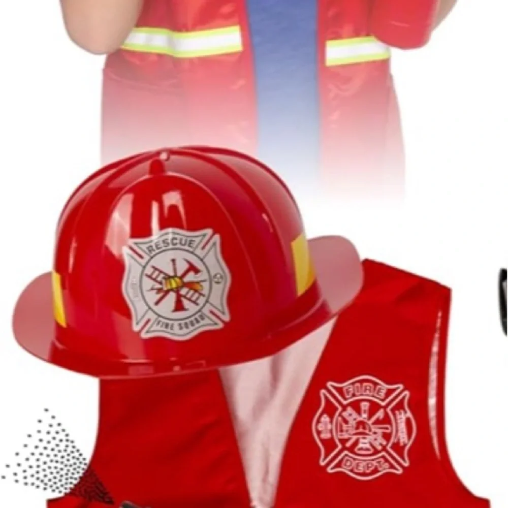 NEW Kids Firefighter Costume Set - Boys or Girls Size small